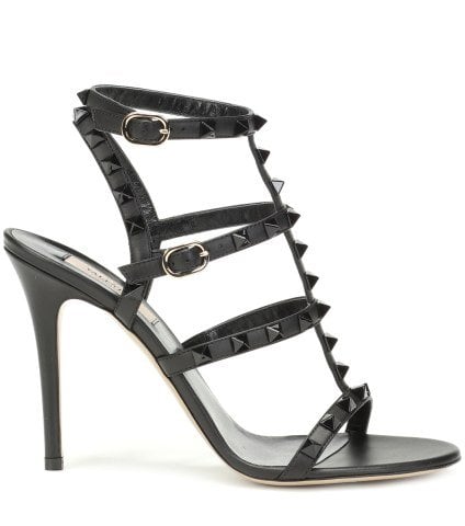 Siyah Rockstud Sandelet
