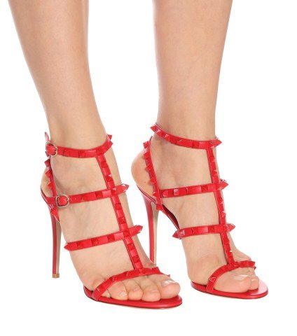 Kırmızı Rockstud Sandelet