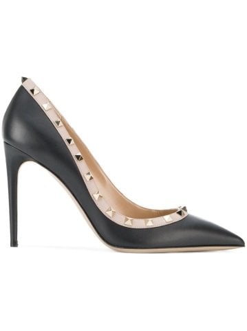 Siyah Rockstud Stiletto