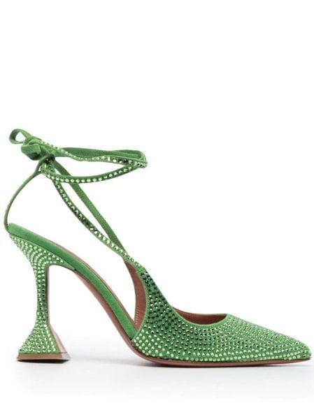 Colour Green Taslı Stıletto