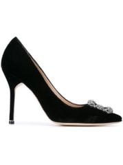 Solin Siyah Saten Stiletto
