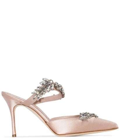 Lurum Nude Saten Açık Stıletto