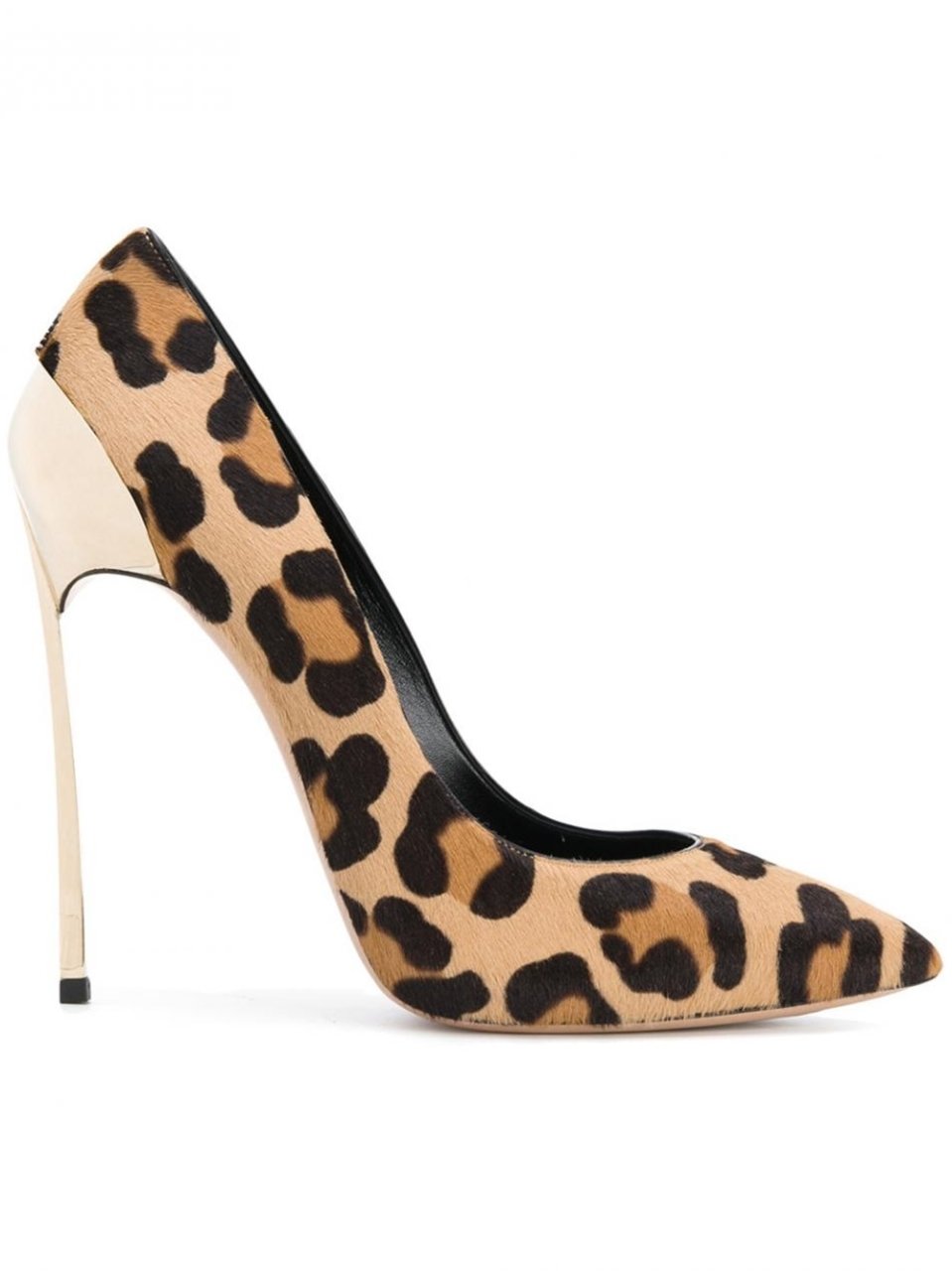 Leopar Kaşık Topuk Stiletto
