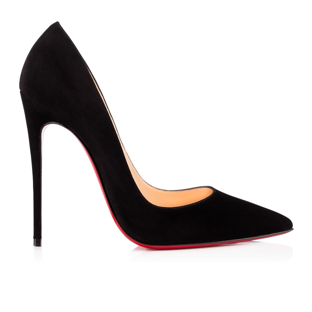 Decolte Siyah Süet Stiletto