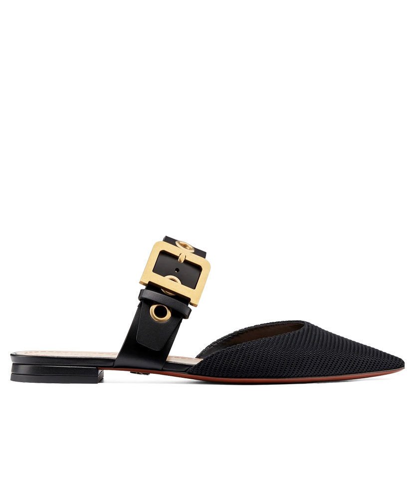 Dior Siyah Canvas Terlik
