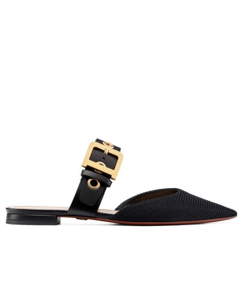 Dior Siyah Canvas Terlik