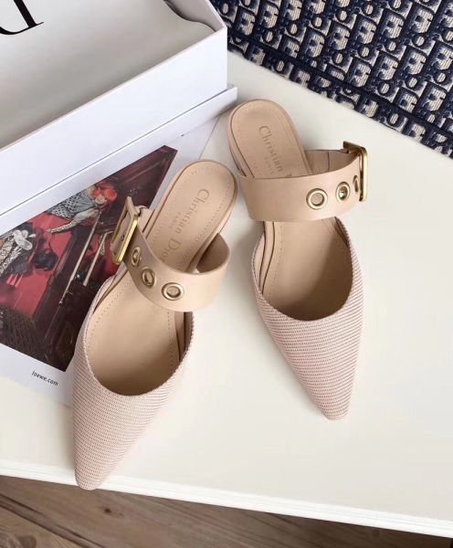 Dior Nude Canvas Terlik