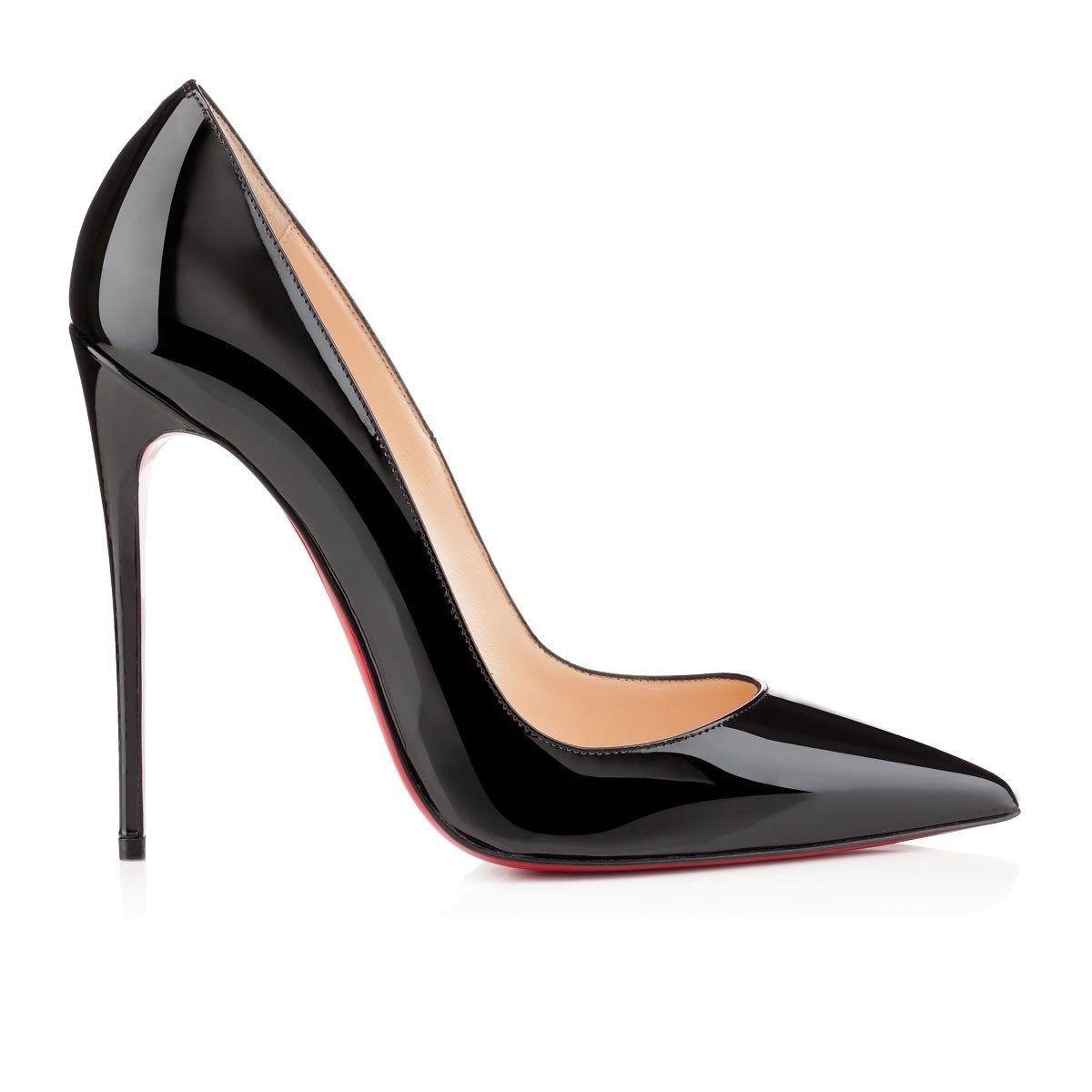 Decolte Siyah Rugan Stiletto