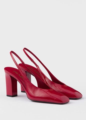 Kırmızı Rugan Stiletto