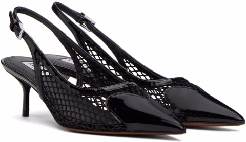 Siyah File Hearts Stiletto