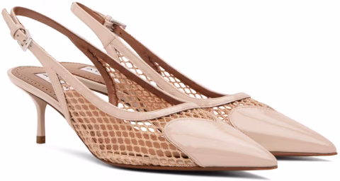 Bej File Hearts  Stiletto