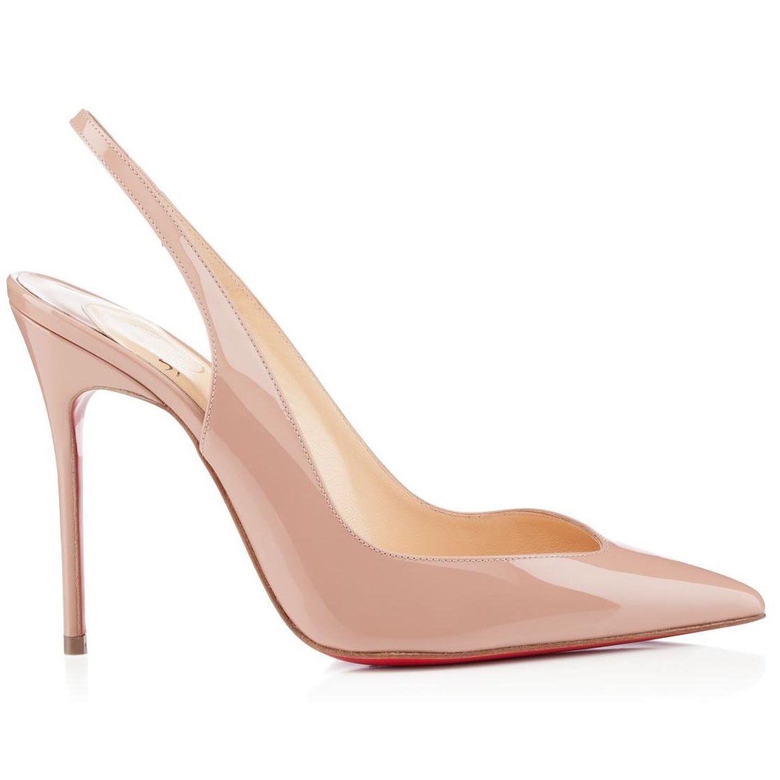 Bisküvi Rugan Açık Stiletto
