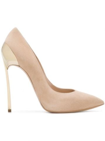 Ten Süet Kaşık Topuk Stiletto