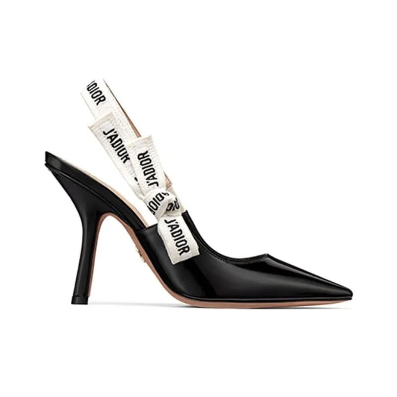 Jadior Siyah Rugan Stiletto