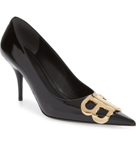 Knife Siyah Rugan Stiletto