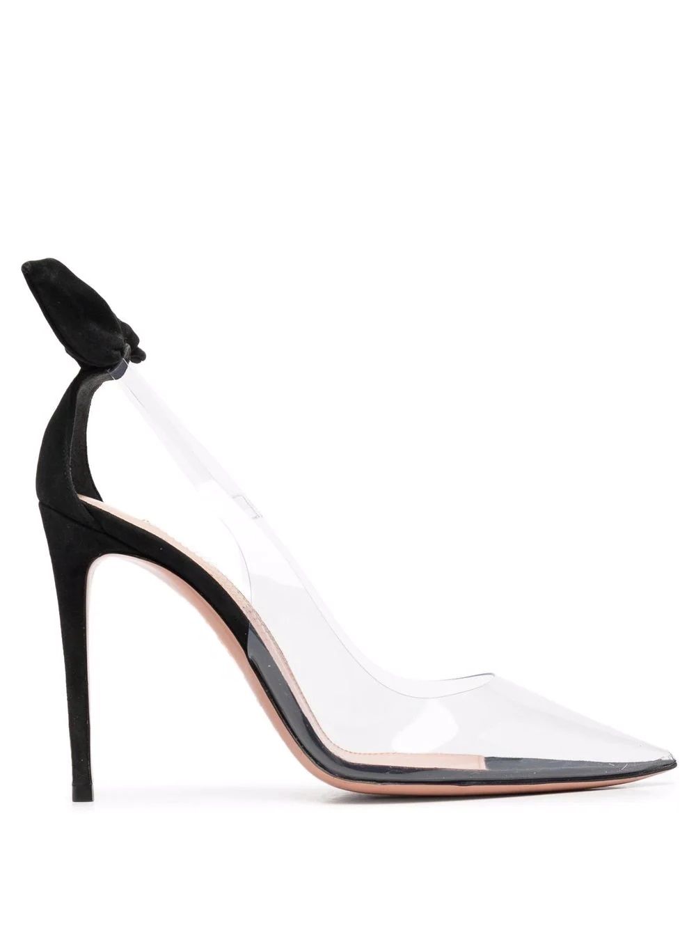 Bunny Siyah PVC Stiletto
