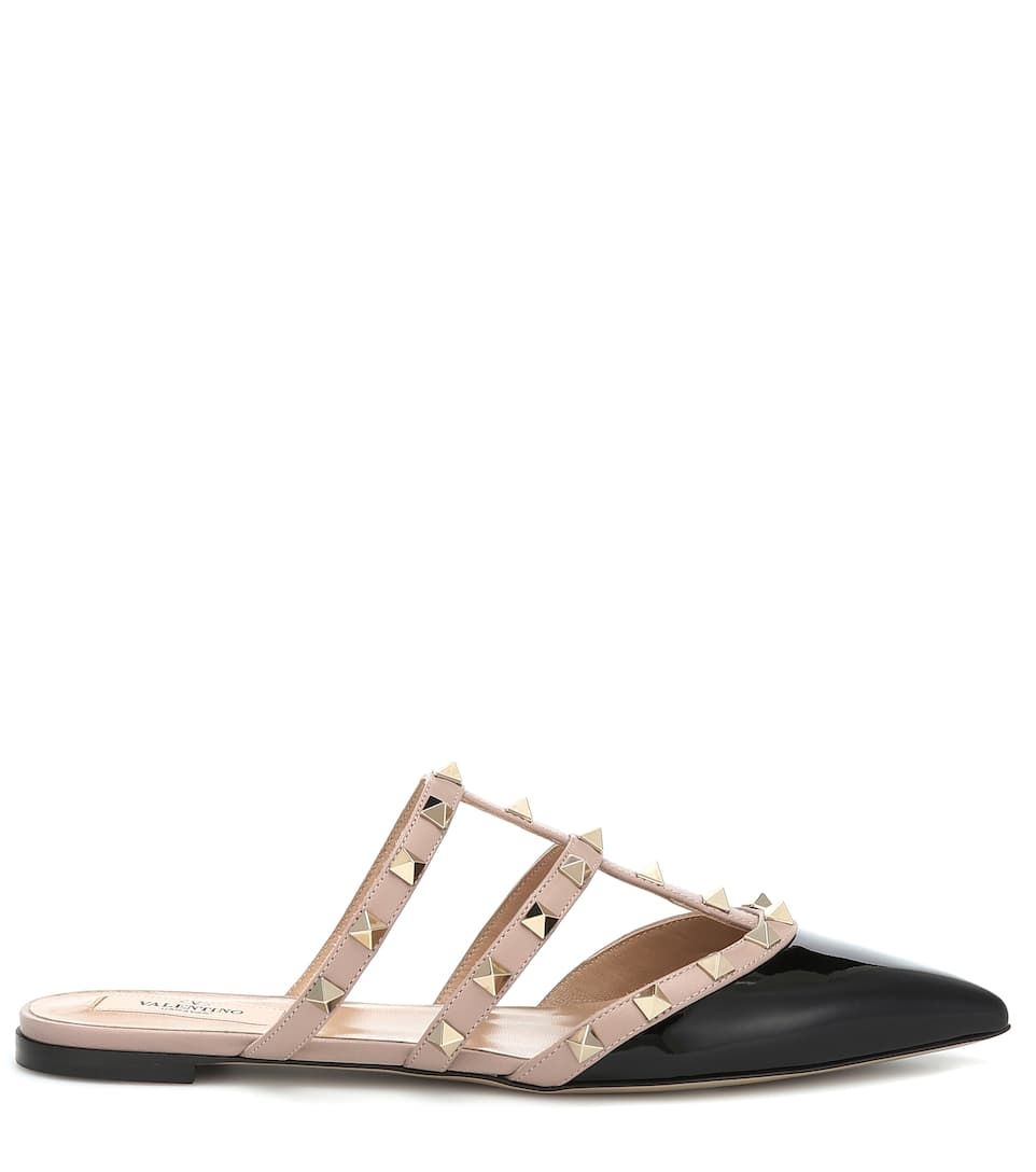 Siyah Rugan Rockstud Terlik