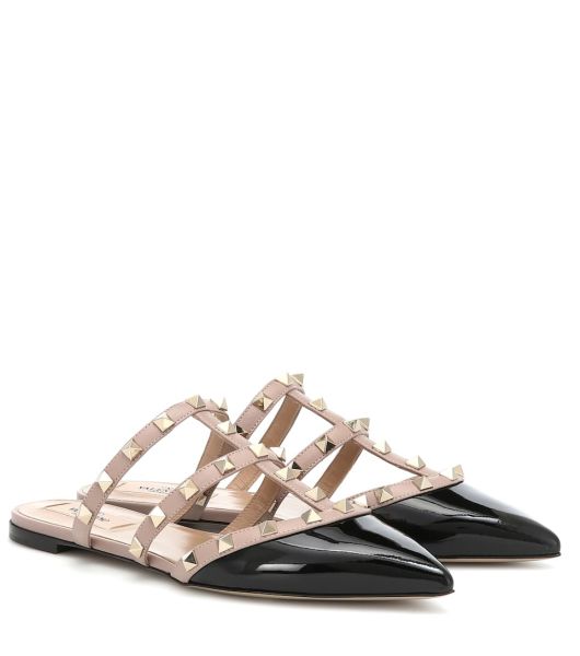 Siyah Rugan Rockstud Terlik