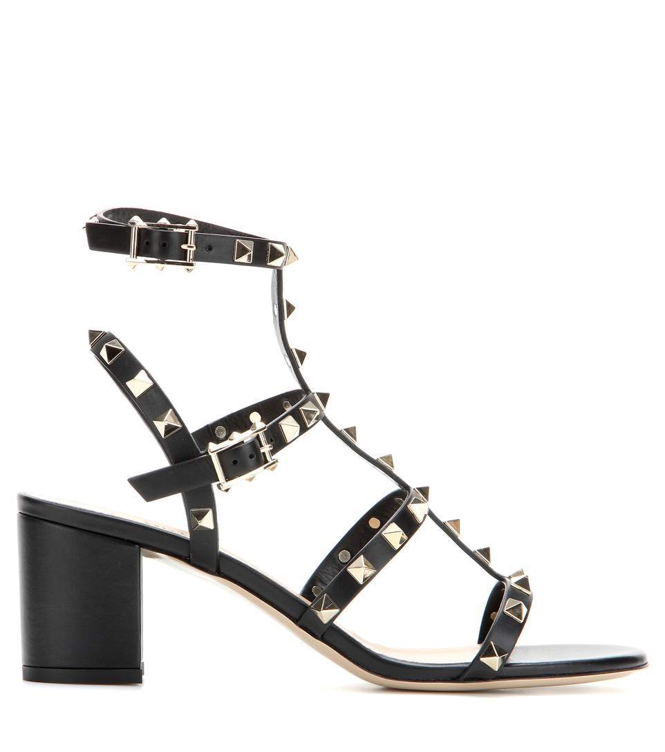 Siyah Rockstud Sandelet