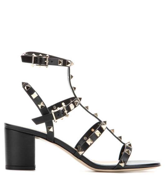Siyah Rockstud Sandelet