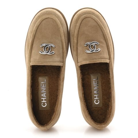 CC Bej Kürklü Loafer