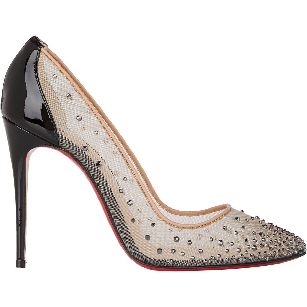 Cindirella Siyah Rugan Stiletto