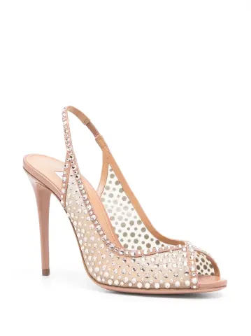 Dees Ten Kristal Taşlı File Sandalet