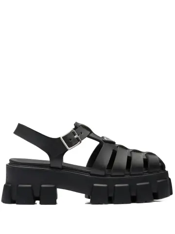 Siyah Rubber Sandelet