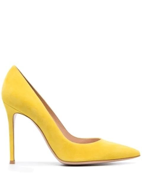 Sun Soft Yellow Süet Stıletto