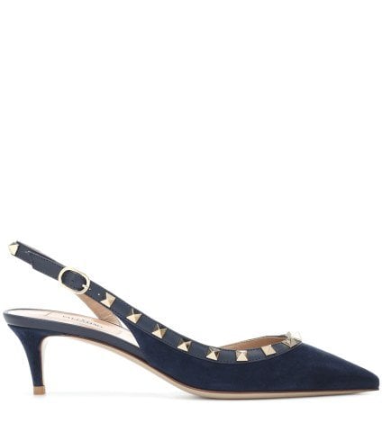 Mini Rockstud Lacıvert Suet