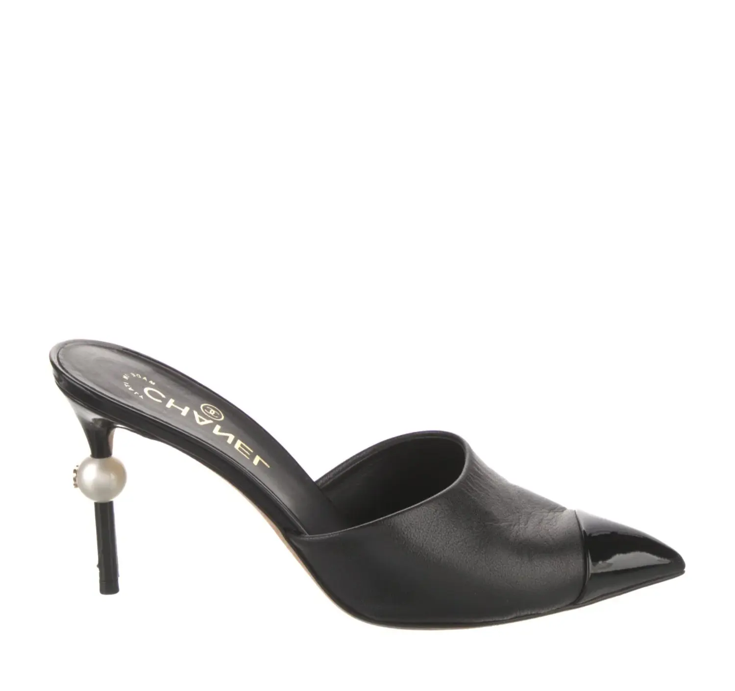 CC Siyah İnci  Topuk Terlik